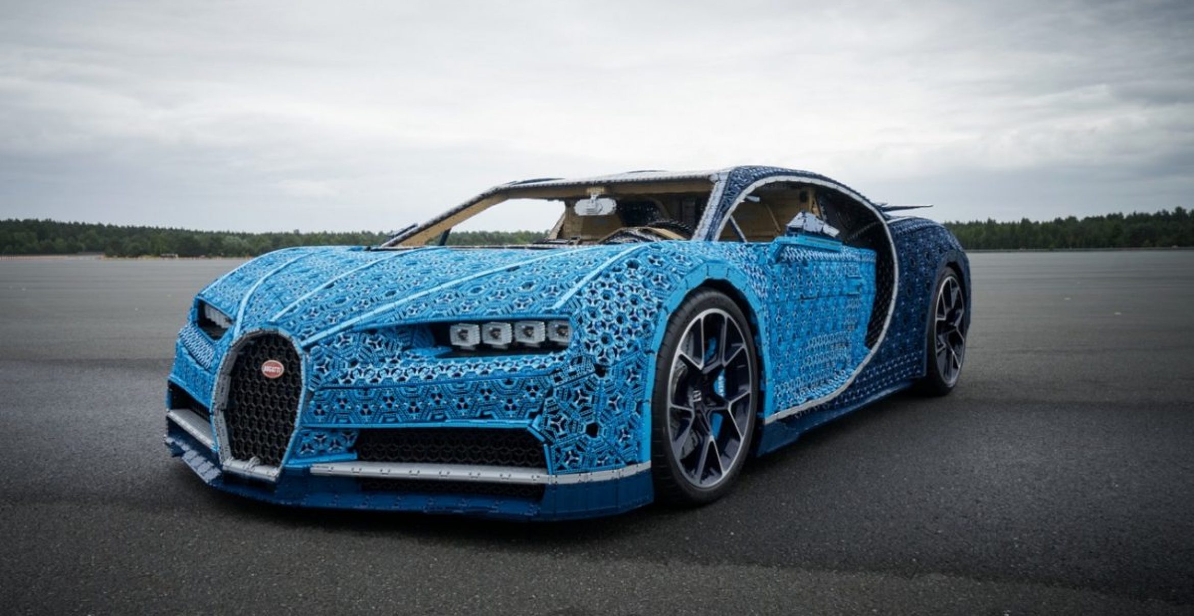 Lego hat einen Bugatti aus eigenen Teilen nachgebaut – und er fährt
