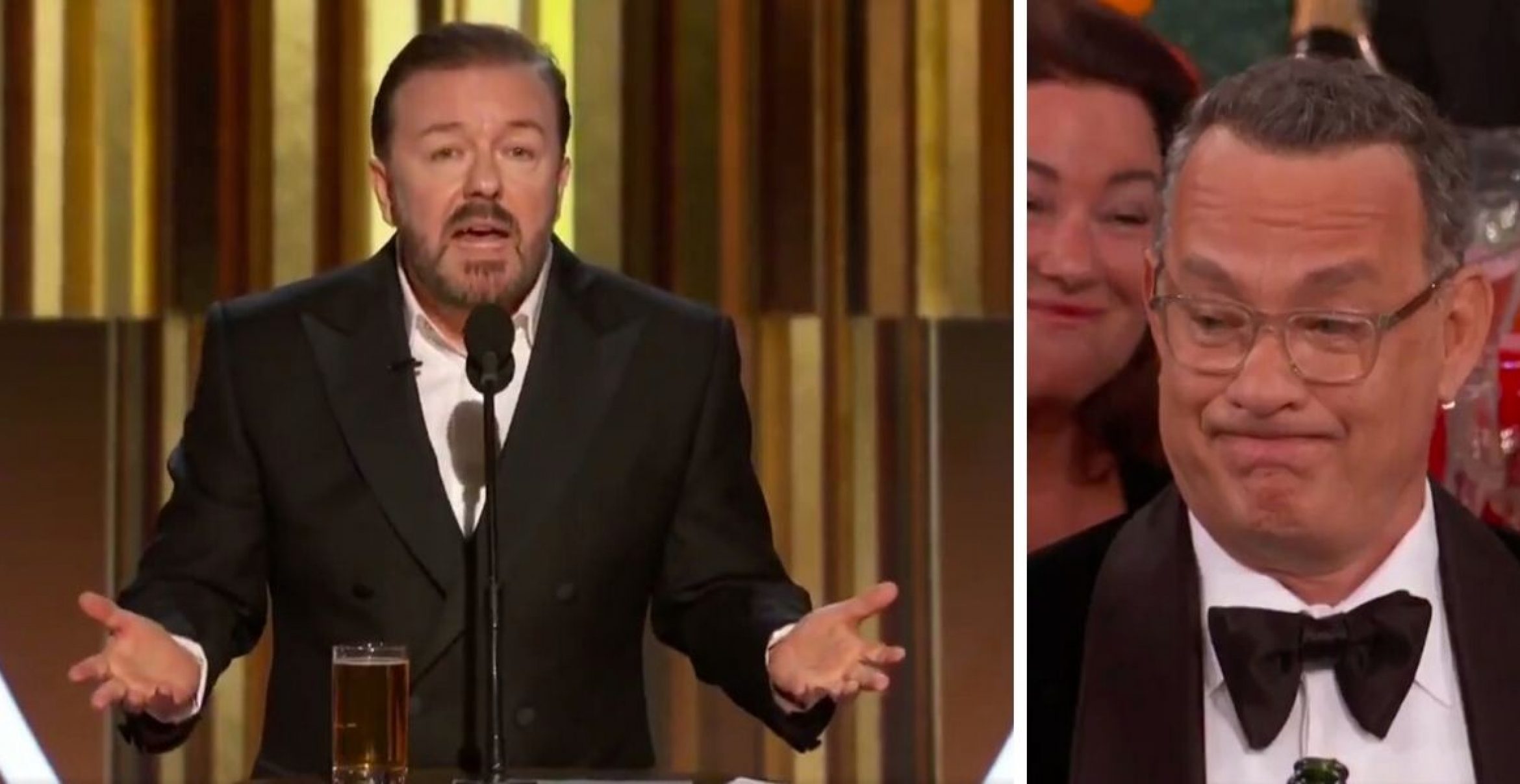 Ricky Gervais hat bei den Golden Globes Hollywood auseinandergenommen