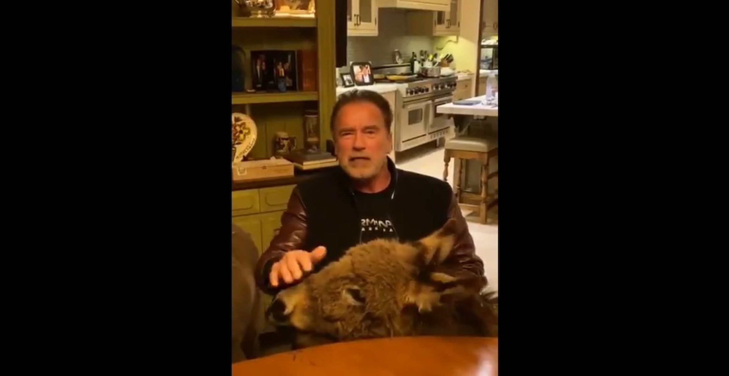 Arnold Schwarzenegger mahnt, dass wir alle zu Hause bleiben sollten