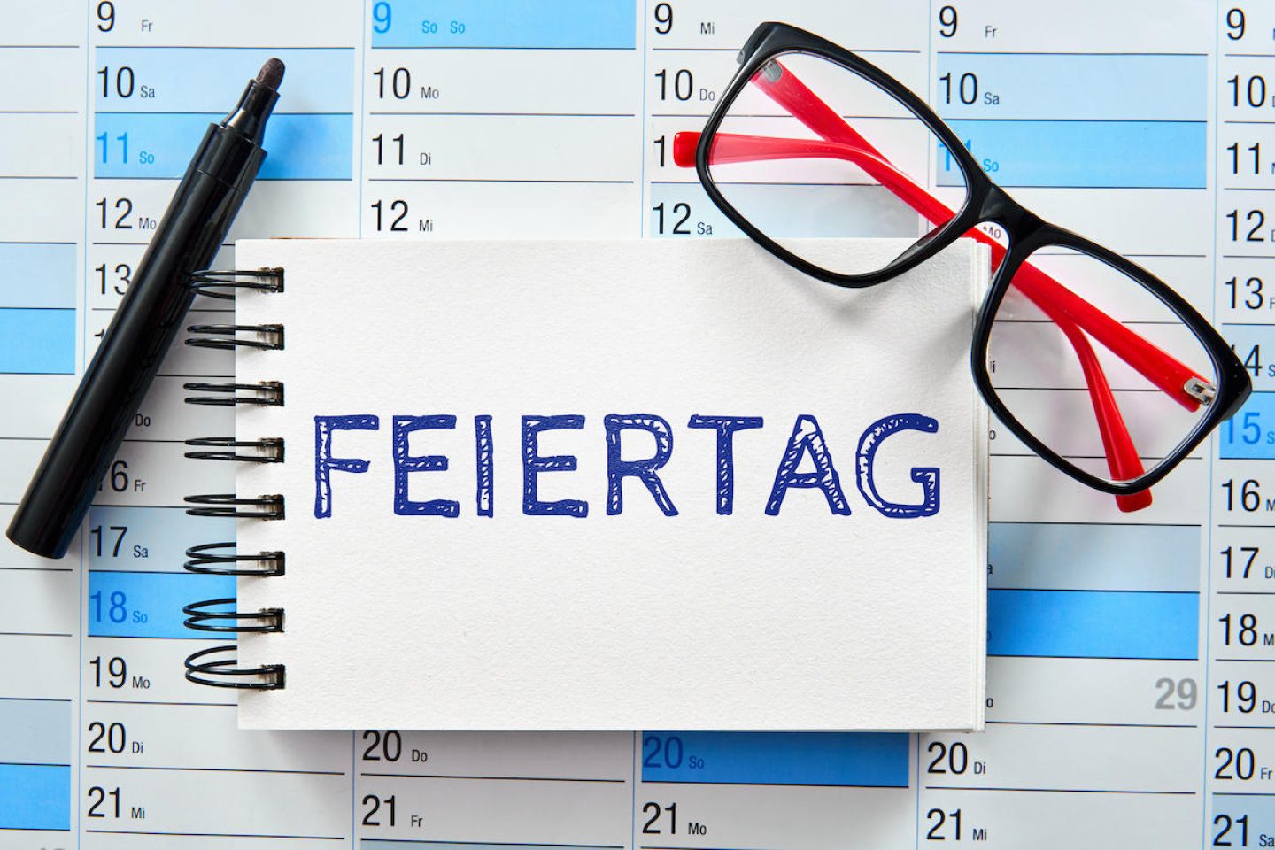 Arbeitstage 2025: Feiertagsfreude trifft Wirtschaftssorgen