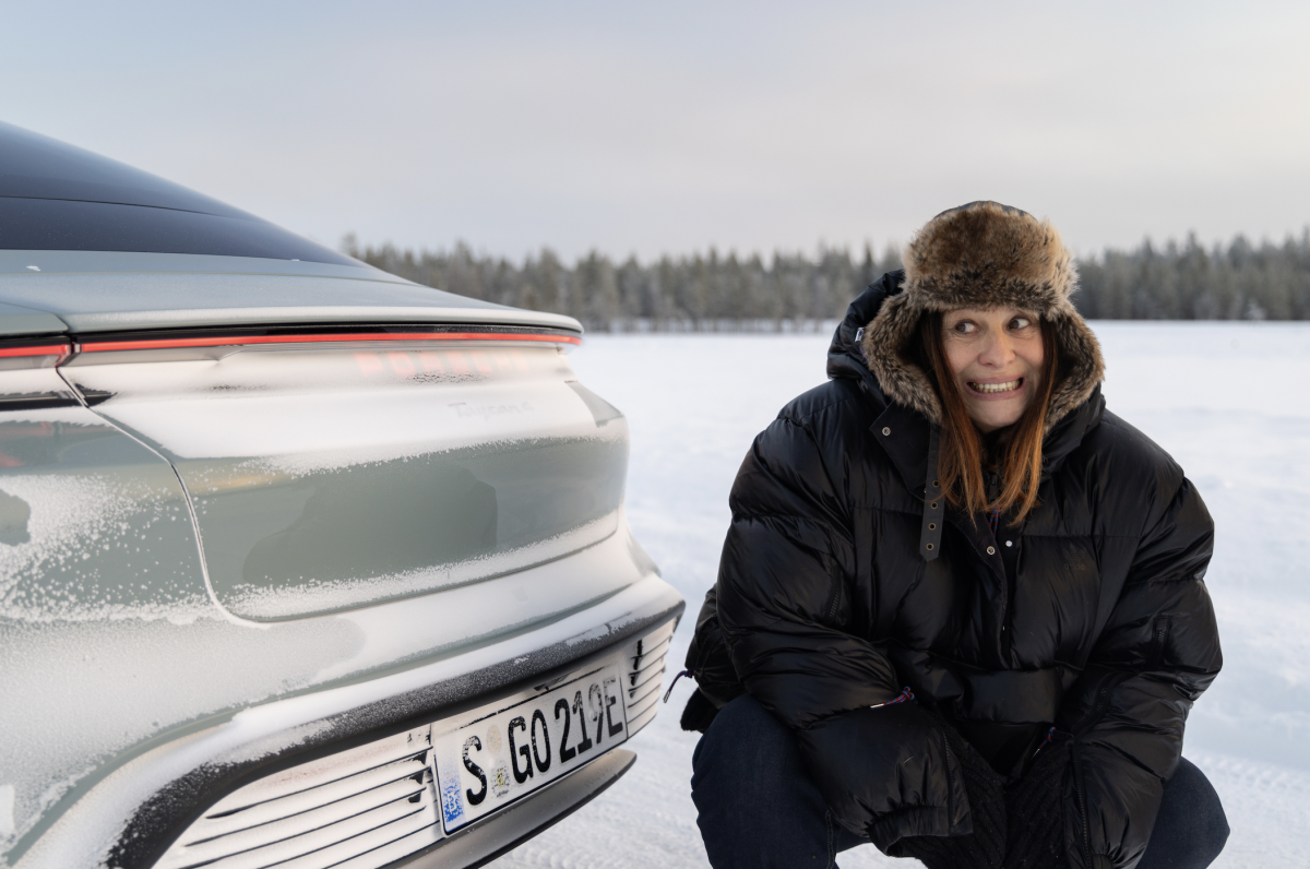 Driften am Polarkreis: Der Porsche Taycan 4 und die Ice Experience in Lappland 